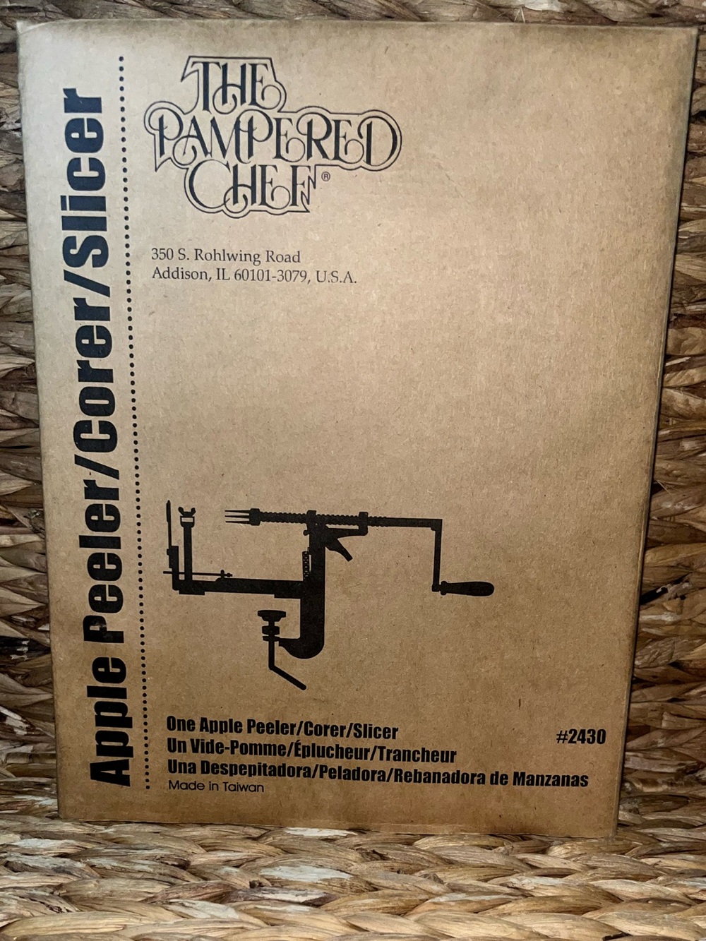 The Pampered Chef Apple Peeler/Corer/Slicer